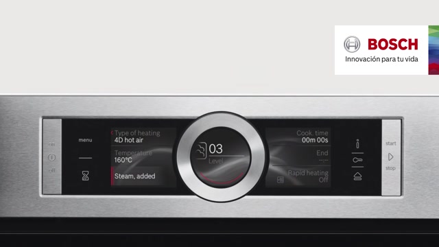 Horno Vapor Bosch HSG636XS6 | A+, 71L, 14 Funciones, PerfectBake