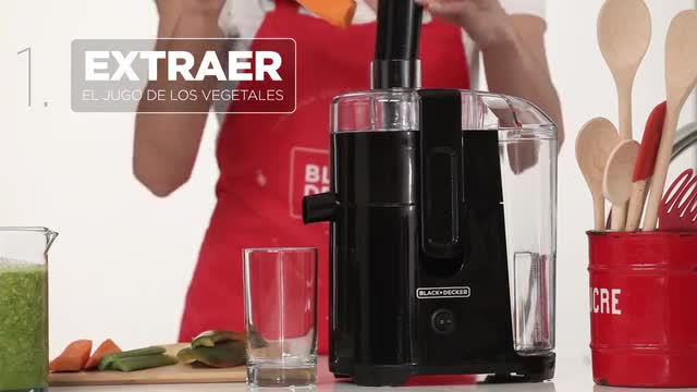 Extractor de jugos BLACK+DECKER JE2400BD Negro | Alkosto