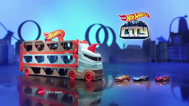 Camión Hot Wheels Remolque Y Pista De Carreras Tai Loy