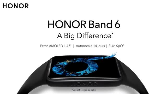 Honor Band Noir Montre connectée Rue du Commerce