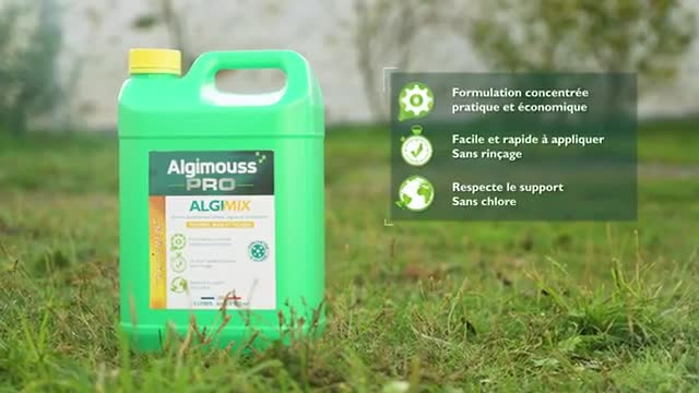 Traitement ALGIMACADAM Pour Parkings Et Surfaces Macadam - 5 Litres - Protection Durable Anti-Algues