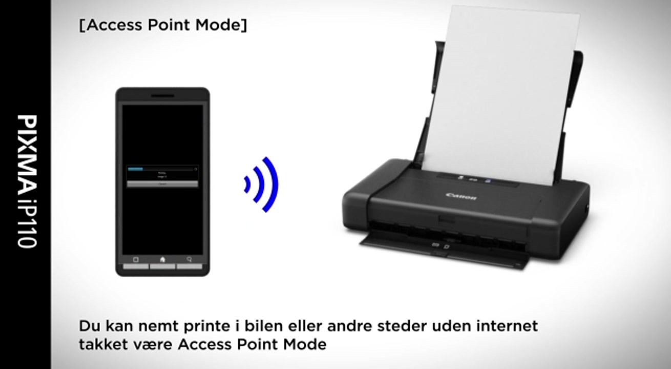 Access Point Canon Pixma Ip110 Connect To Wifi CANON IP110 SINGLE